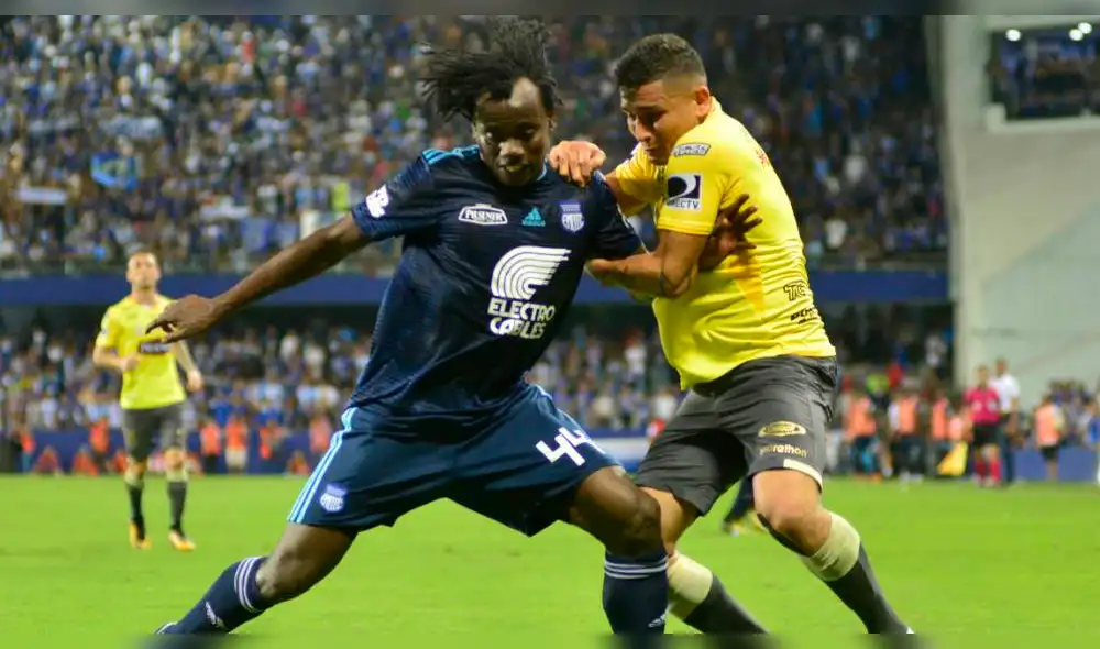 Emelec venció 2-0 a Barcelona SC en el ‘Clásico del Astillero’ por la Serie A de Ecuador [GOLES]