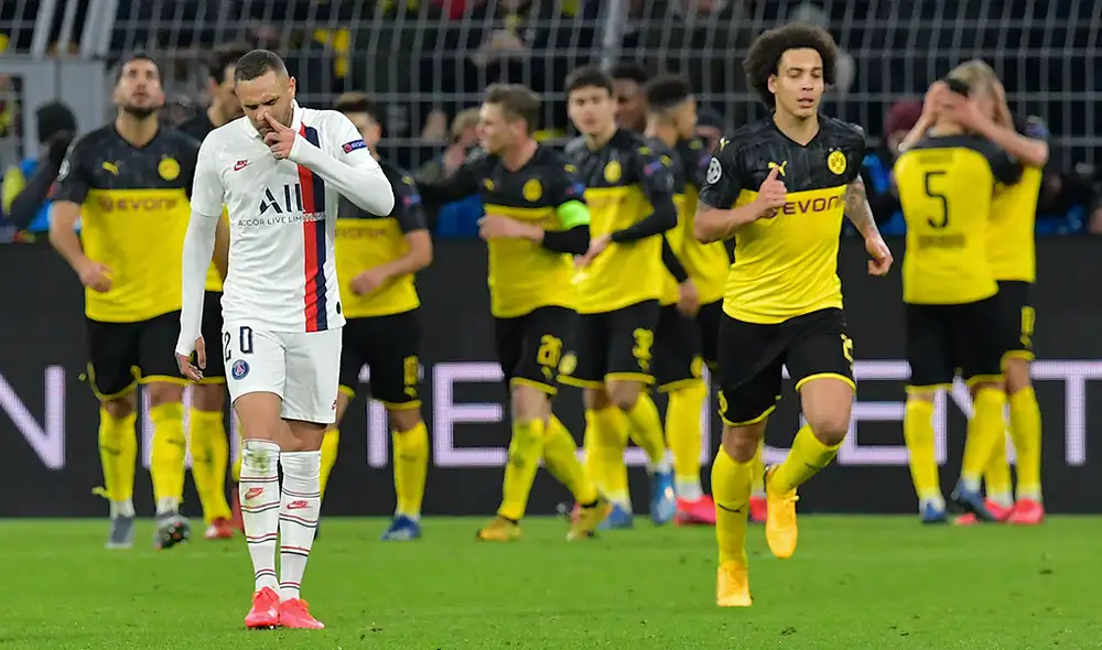 Erling Haaland le marcó un doblete al PSG y pone en ventaja al Borussia Dortmund. | Foto: AFP Erling Haaland le marcó un doblete al PSG y pone en ventaja al Borussia Dortmund. | Foto: AFP