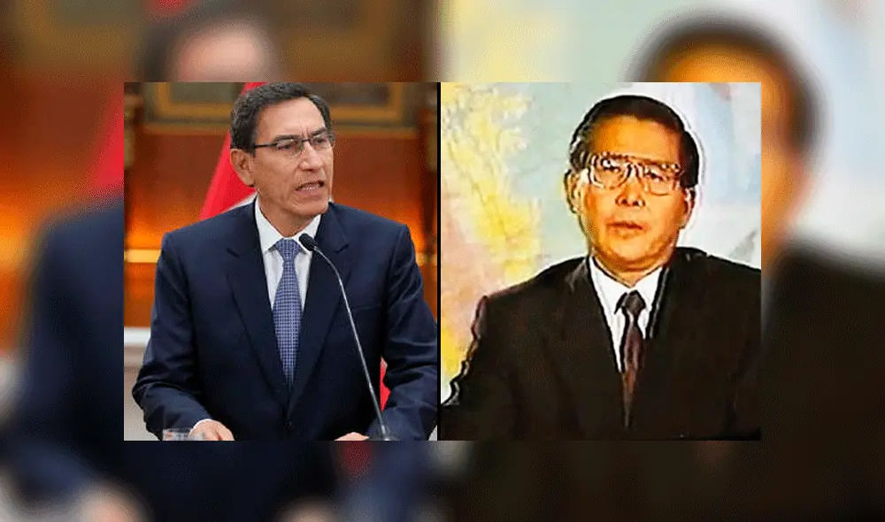Diferencias entre la disolución del Congreso de Martín Vizcarra y Alberto Fujimori. Foto: Composición