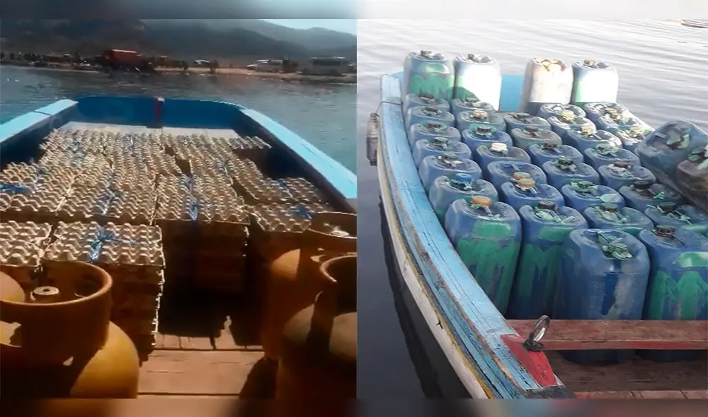 Comerciantes también aprovechan para trasladar balones de gas y combustible a territorio peruano. Foto: Difusión.