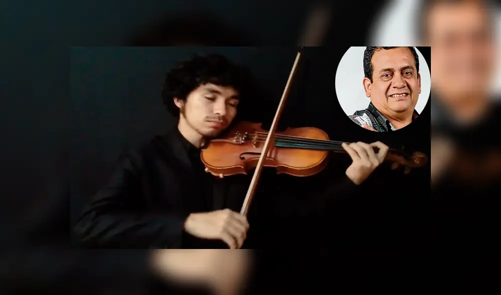 Video es viral en Facebook. Si eres fanático del ‘Ruiseñor de la cumbia’, entonces no puedes perderte este sensacional cover hecho por un talentoso violinista peruano. Foto: Captura.