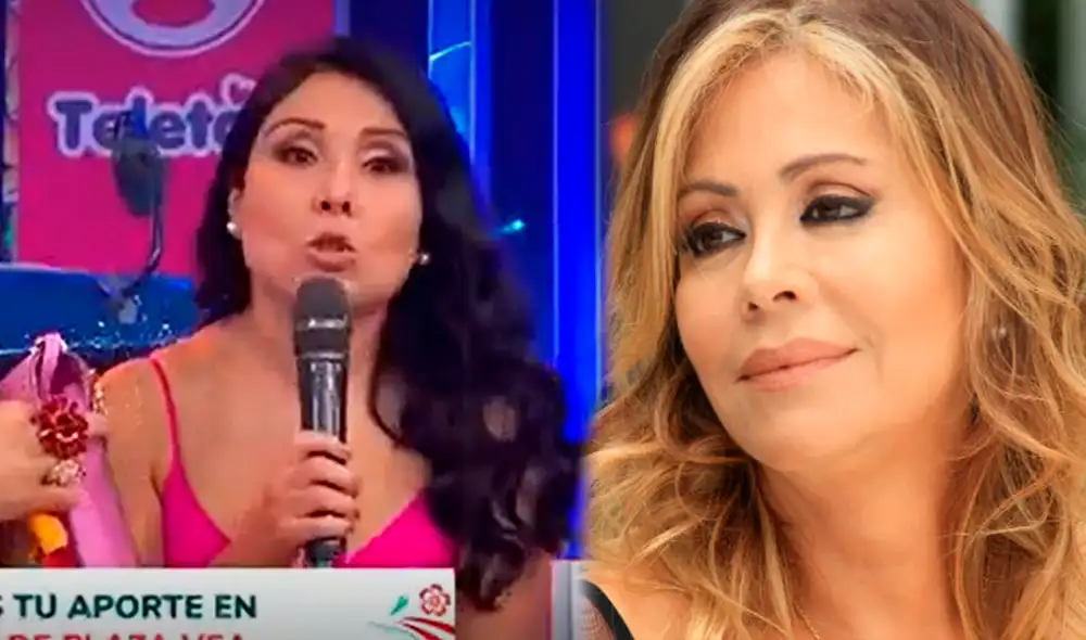 Tula Rodríguez participó en la Teletón 2021. Foto: captura América TV