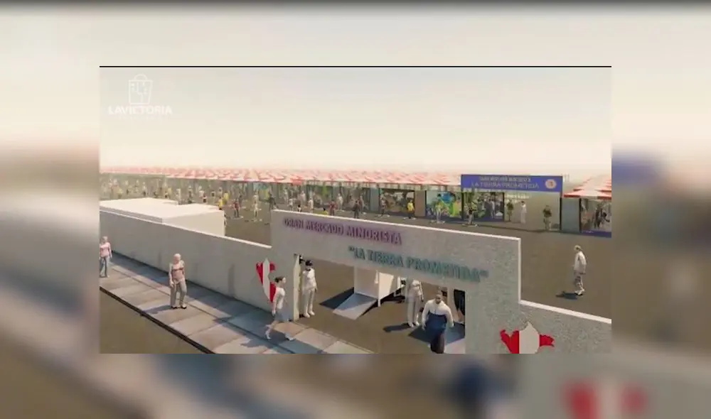 Comuna propone que mercado cumpla con todas las medidas sanitarias para controlar la propagación de la COVID-19. (Foto: Captura de video / Municipalidad de La Victoria)