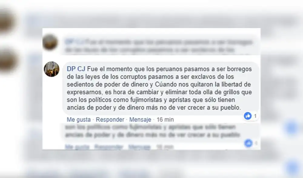 Tres militantes celebran autogolpe fujimorista [FOTOS]