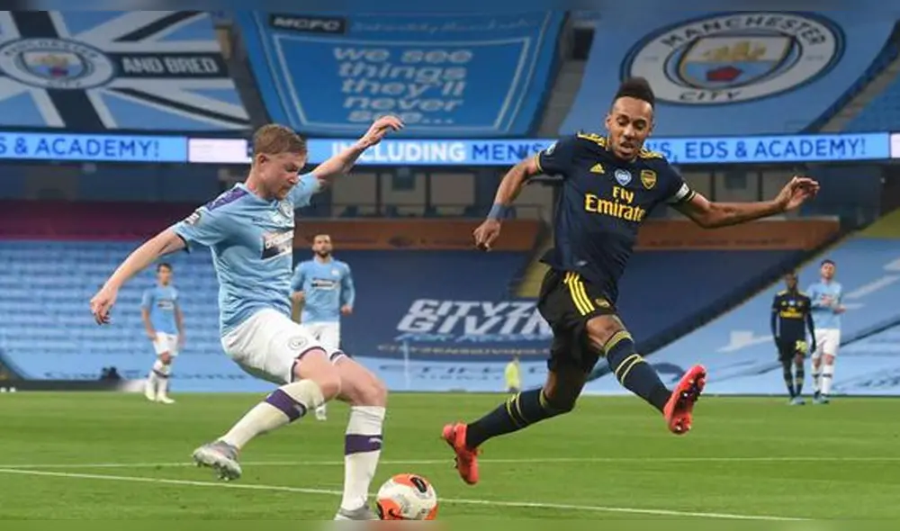 Manchester City vs. Arsenal en las semifinales de la FA Cup en Wembley. | Foto: AFP Manchester City vs. Arsenal en las semifinales de la FA Cup en Wembley. | Foto: AFP