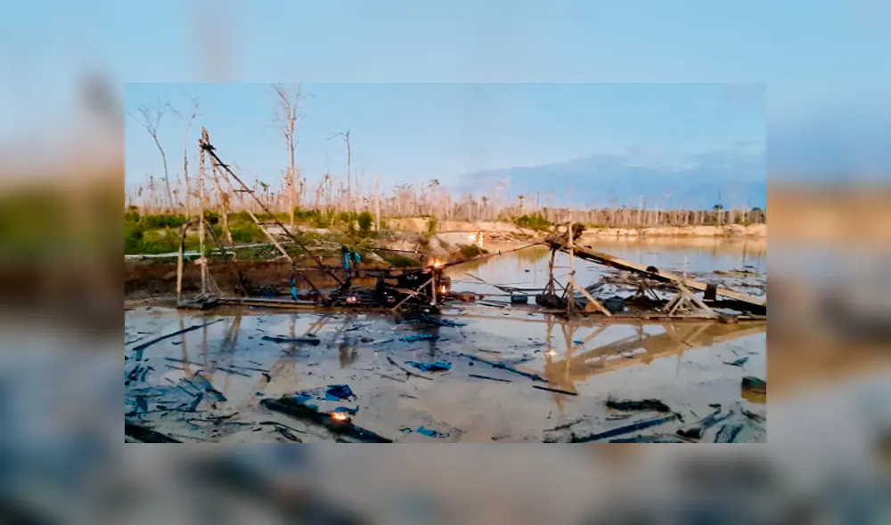 Minería ilegal en Madre de Dios. Foto: Fema Minería ilegal en Madre de Dios. Foto: Fema