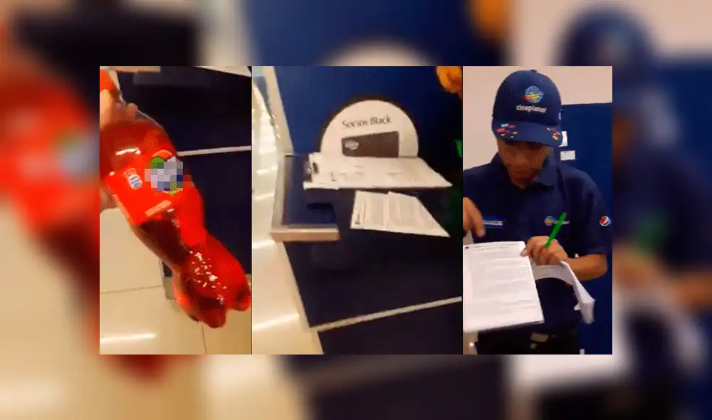 Cineplanet: usuaria denuncia que le prohibieron ingresar con botella de gaseosa [VIDEO]