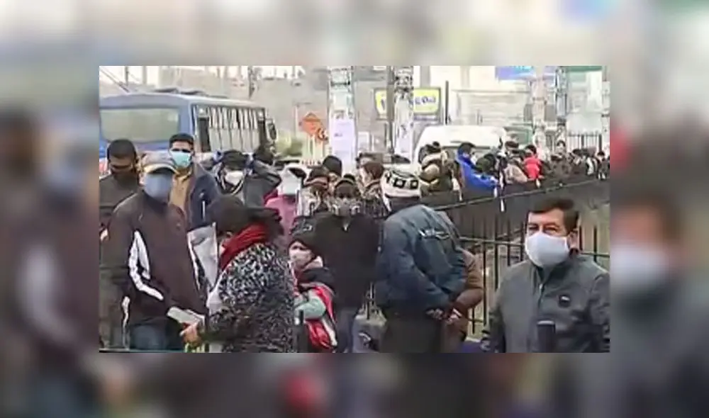 Colas en Santa Anita. Créditos: Captura Latina.