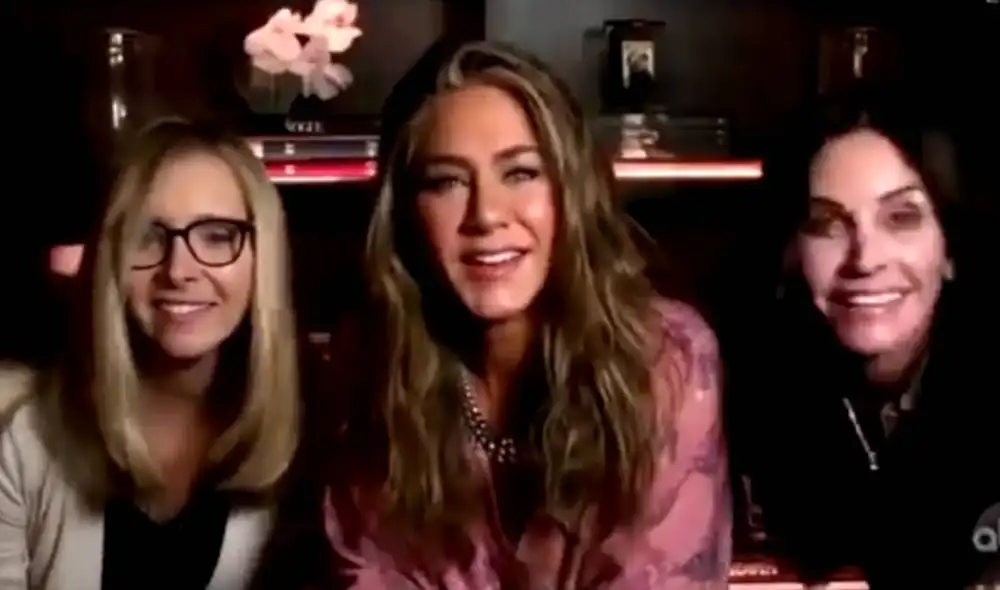 Actrices de Friends se reúnen en los Emmy 2020. | FOTO: Captura TNT.