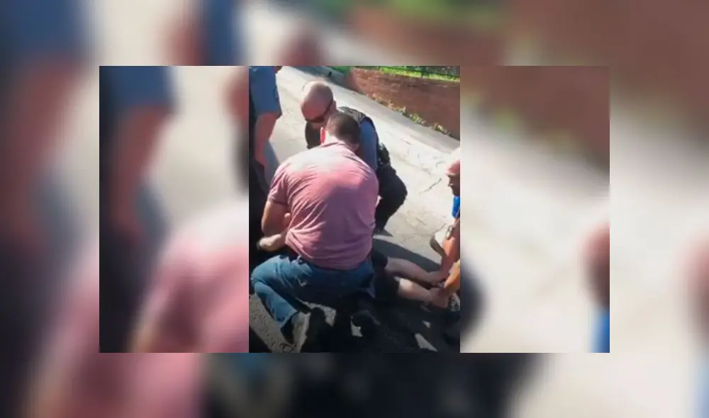 Millán-Velásquez se negó a entregarse durante 25 minutos hasta que un agente rompió la ventana del vehículo. Foto: Captura video Facebook. Millán-Velásquez se negó a entregarse durante 25 minutos hasta que un agente rompió la ventana del vehículo. Foto: Captura video Facebook.