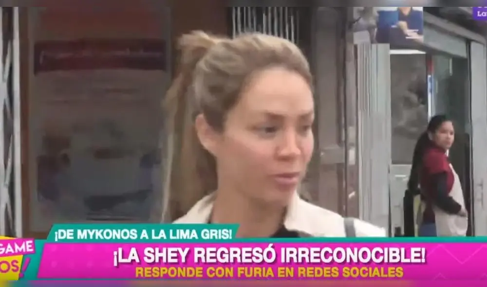 Sheyla Rojas sufre transformación en su rostro tras viaje con millonario Sheyla Rojas sufre transformación en su rostro tras viaje con millonario