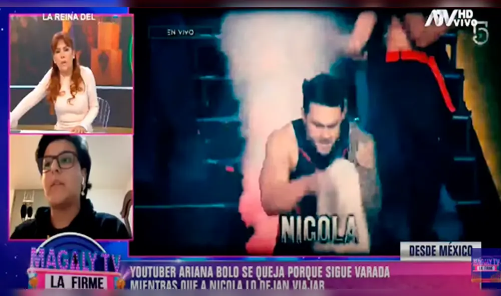 Nicola Porcella Magaly Medina denuncia que el modelo salió del país en vuelo humanitario Nicola Porcella Magaly Medina denuncia que el modelo salió del país en vuelo humanitario