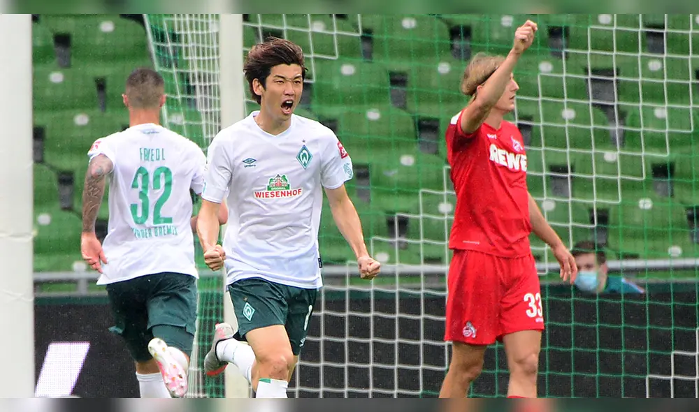 Werder Bremen vs Colonia por la Bundesliga: despedida de Claudio Pizarro. Foto: AFP