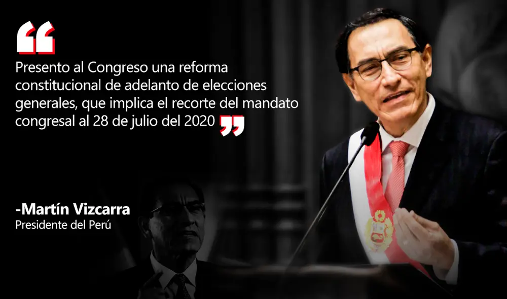 Las frases que dejó el mensaje a la nación del presidente Martín Vizcarra [FOTOS]