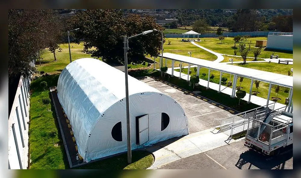 apoyo. Southern instala carpas en regiones del Sur.