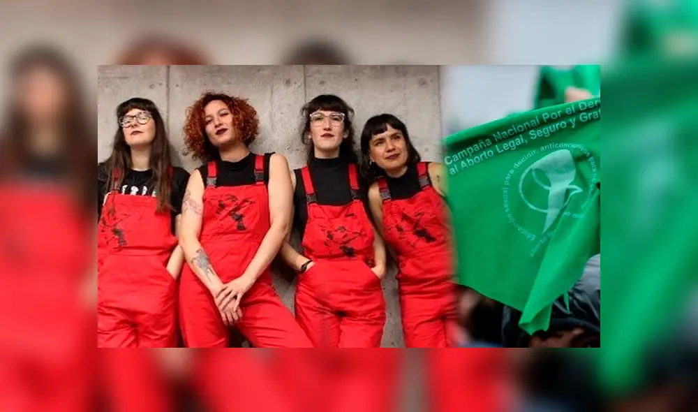 Las Tesis, el colectivo feminista que interpretó ''Un violador en tu camino''. Foto: Composición Las Tesis, el colectivo feminista que interpretó ''Un violador en tu camino''. Foto: Composición