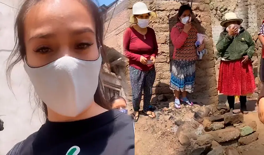 Jossmery Toledo llevó ayuda a los vecinos y se sumó a la preparación de una olla común. Foto: composición JB/La República/Instagram Jossmerytol Jossmery Toledo llevó ayuda a los vecinos y se sumó a la preparación de una olla común. Foto: composición JB/La República/Instagram Jossmerytol