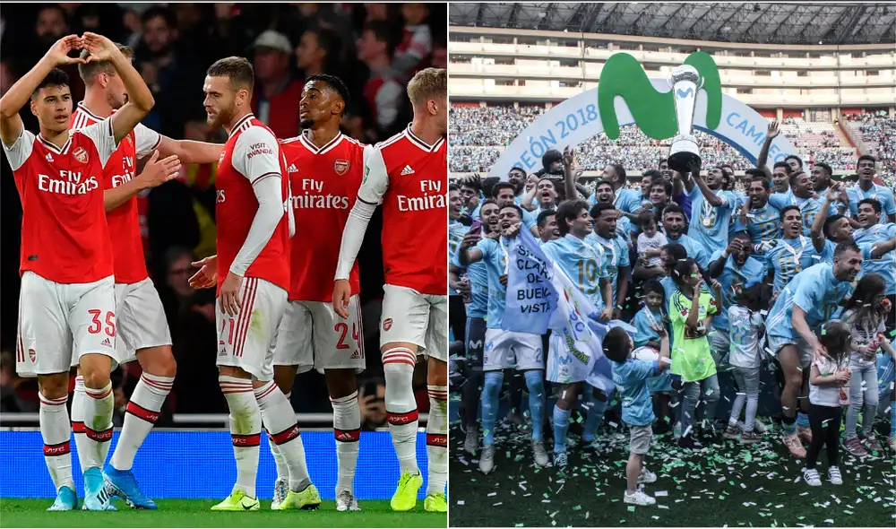 Arsenal saludó a Sporting Cristal por su aniversario número 64. | Foto: GLR / EFE Arsenal saludó a Sporting Cristal por su aniversario número 64. | Foto: GLR / EFE