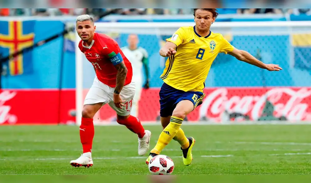 Suecia ganó 1-0 a Suiza y clasificó a cuartos de final [RESUMEN]