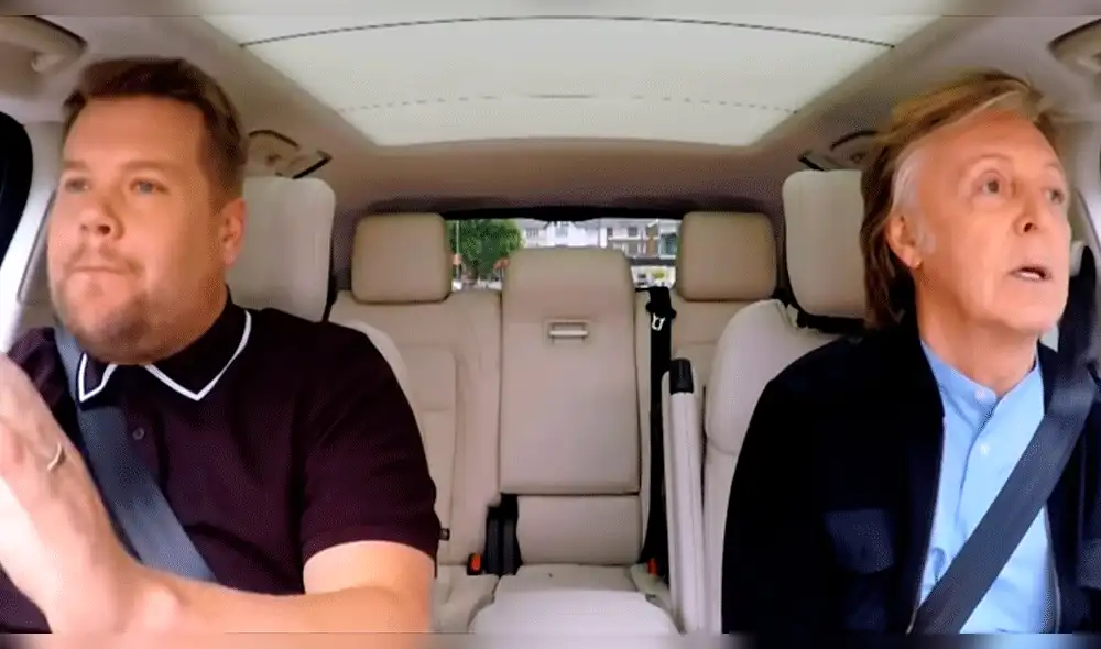 Paul McCartney cantó éxitos de The Beatles en el Carpool Karaoke 