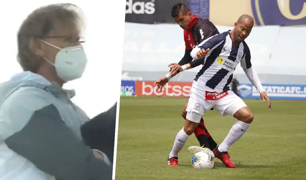 Ricardo Gareca presente en el partido Alianza Lima vs. Melgar. | Foto: Gol Perú/@LigaFutProf