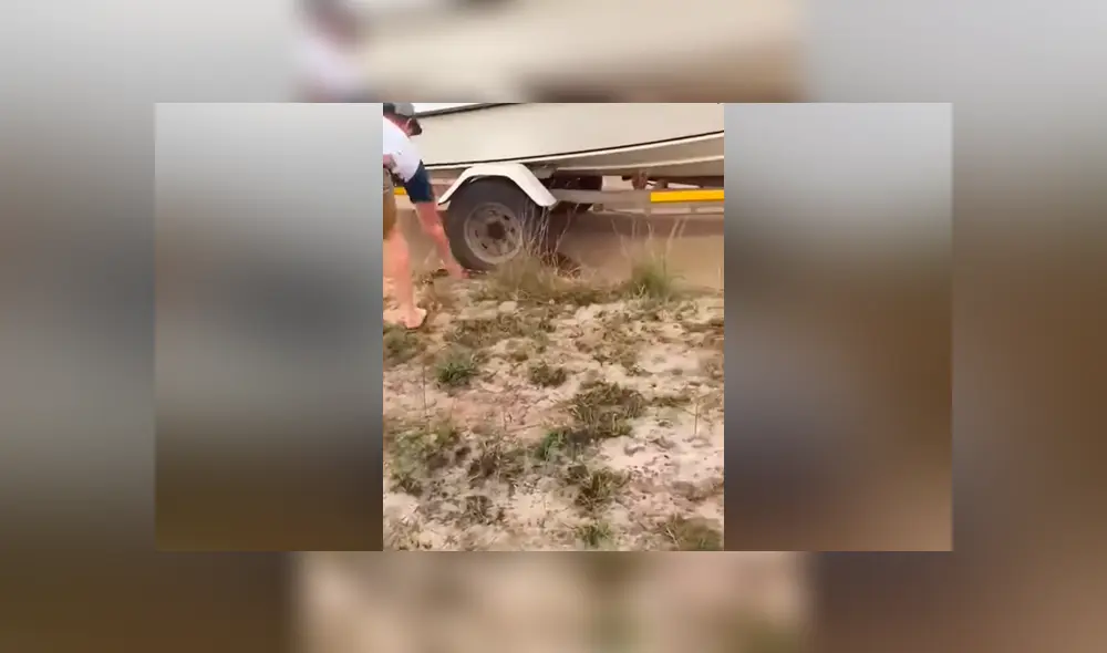 Los protagonistas del video viral de YouTube fueron acechados por una gigantesca criatura asesina. Los protagonistas del video viral de YouTube fueron acechados por una gigantesca criatura asesina.