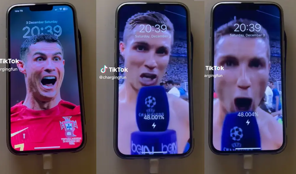 Truco está disponible en Android e iOS. Foto: captura de TikTok / chargingfun Truco está disponible en Android e iOS. Foto: captura de TikTok / chargingfun