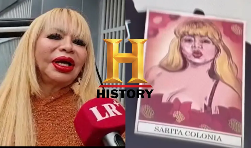 Susy Díaz es devota a Sarita Colonia. Foto: composición LR/La República/History Channel