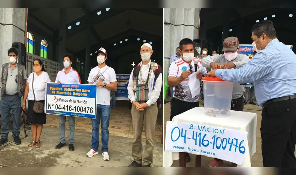 Colecta fue presentada con la entrega simbólica de dinero.