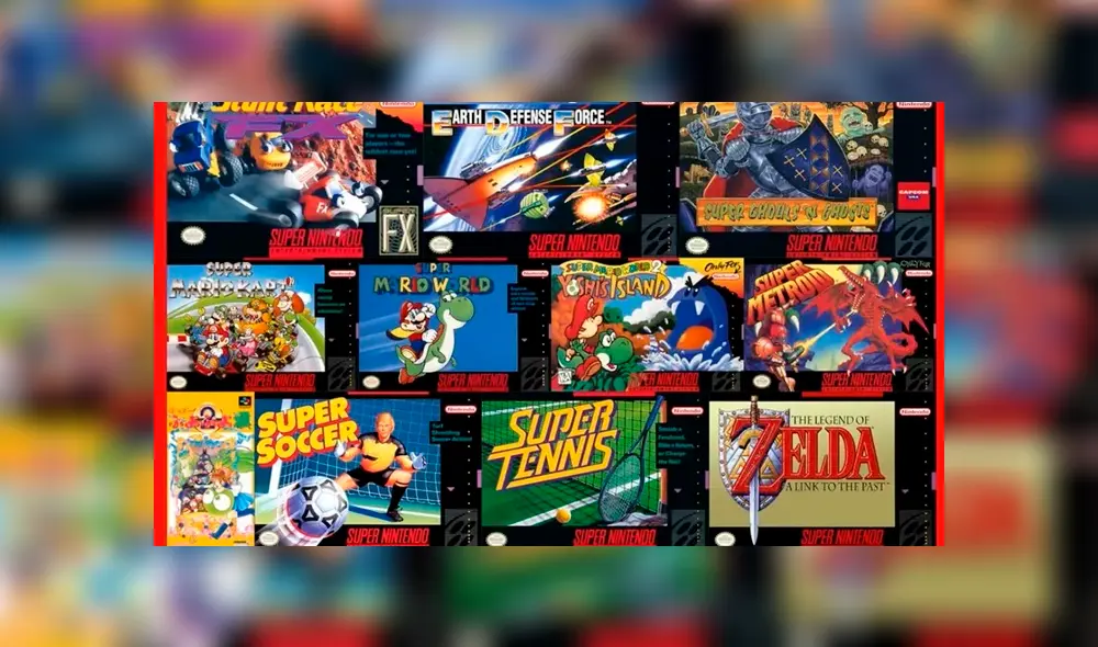 Juegos de SNES en Nintendo Switch Online