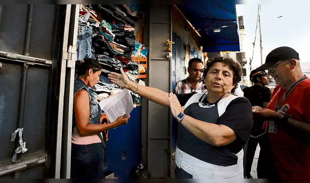 Gamarra sin ambulantes y limpio para sus clientes