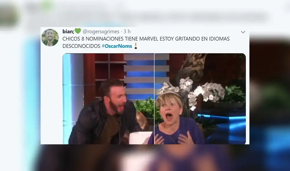 Los más hilarantes memes tras conocerse los nominados a los Oscar 2019 Los más hilarantes memes tras conocerse los nominados a los Oscar 2019