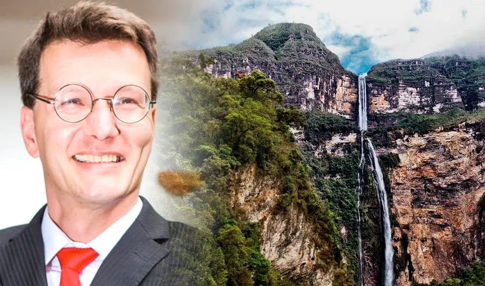 La altura exacta de la catarata Gocta se dio a conocer en 2016 tras una medición topográfico liderada por un alemán. Foto: composición LR/Concytec/PerúTravel
