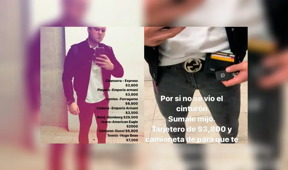 El hombre aseguró que su ropa "vale más que una vida" y los usuarios aprovecharon para burlarse de él. Foto: captura El hombre aseguró que su ropa "vale más que una vida" y los usuarios aprovecharon para burlarse de él. Foto: captura