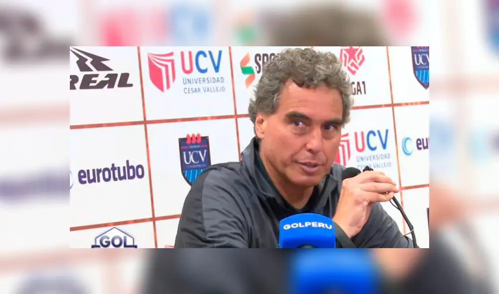 El técnico de César Vallejo apoyó las declaraciones de Bengoechea sobre el arbitraje. Créditos: Captura de tv El técnico de César Vallejo apoyó las declaraciones de Bengoechea sobre el arbitraje. Créditos: Captura de tv