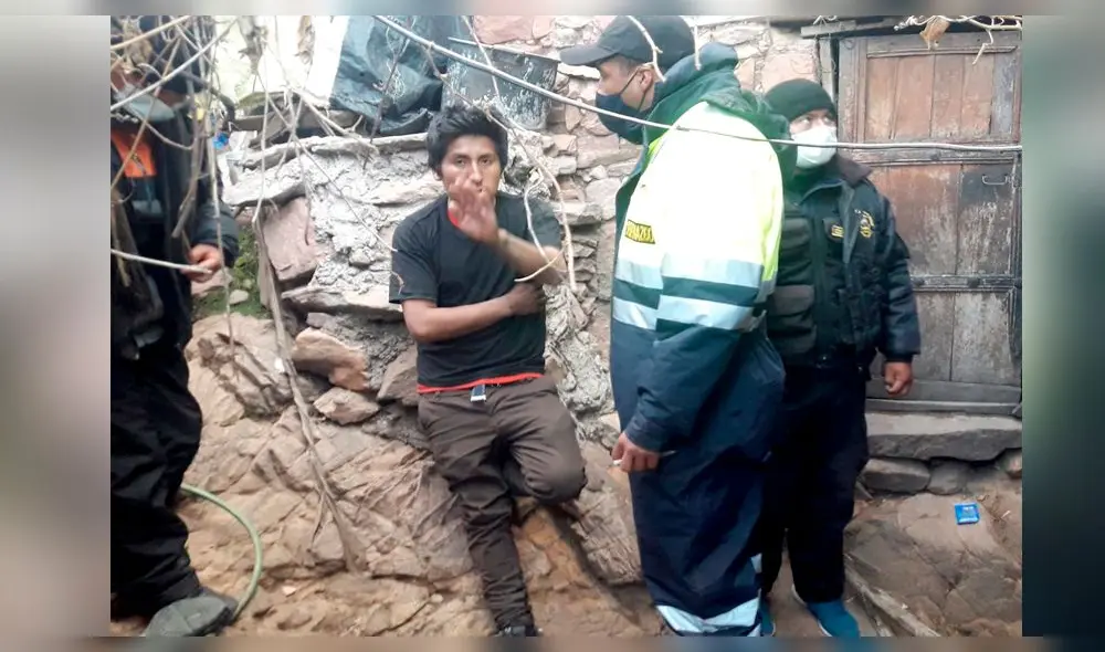 Violento hombre fue detenido por serenos y, posteriormente, por la Policía. Foto: Municipalidad Huancané