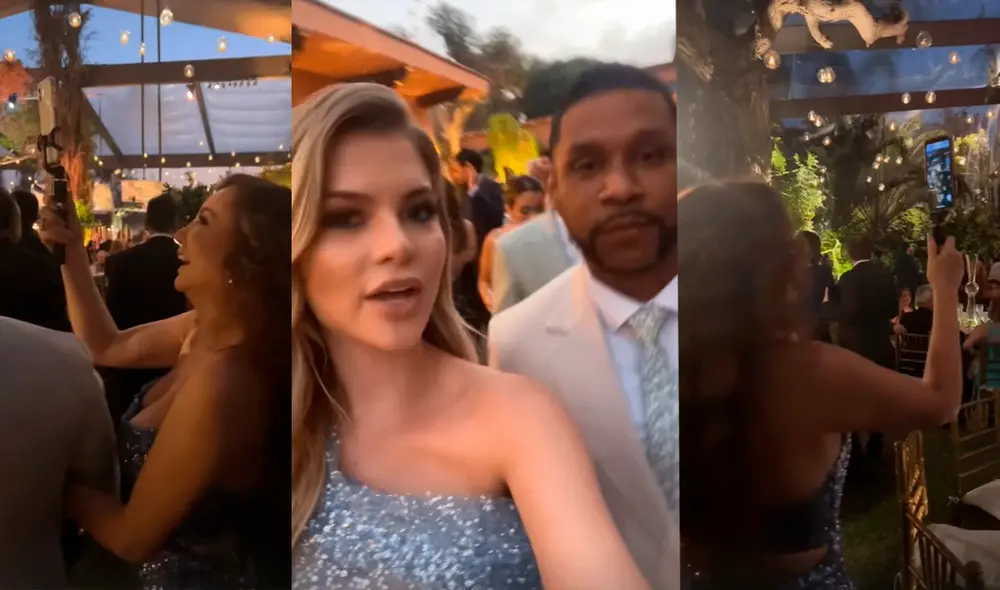 Janet Barboza causó revuelo en la boda de Valeria Piazza y Pierre Cateriano. Foto: composición LR/Instagram/Brunella Horna Janet Barboza causó revuelo en la boda de Valeria Piazza y Pierre Cateriano. Foto: composición LR/Instagram/Brunella Horna