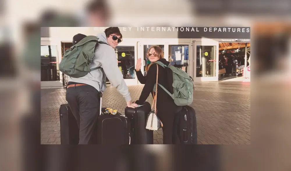 La pareja durante uno de sus viajes. (Foto: Instagram)