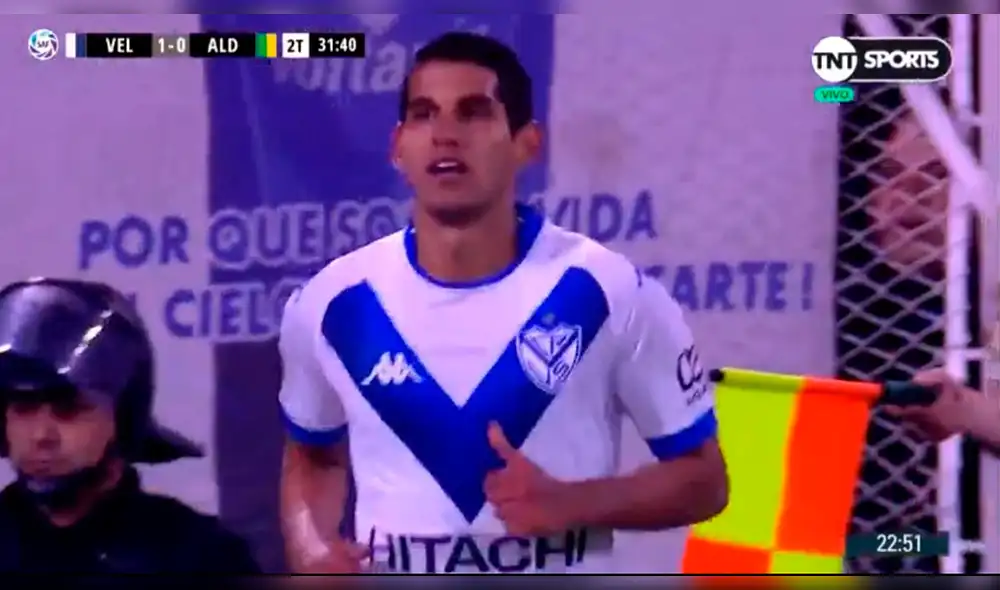 Mánager deportivo de Vélez se pronunció sobre la continuidad de Luis Abram. Foto: TNT Sports.