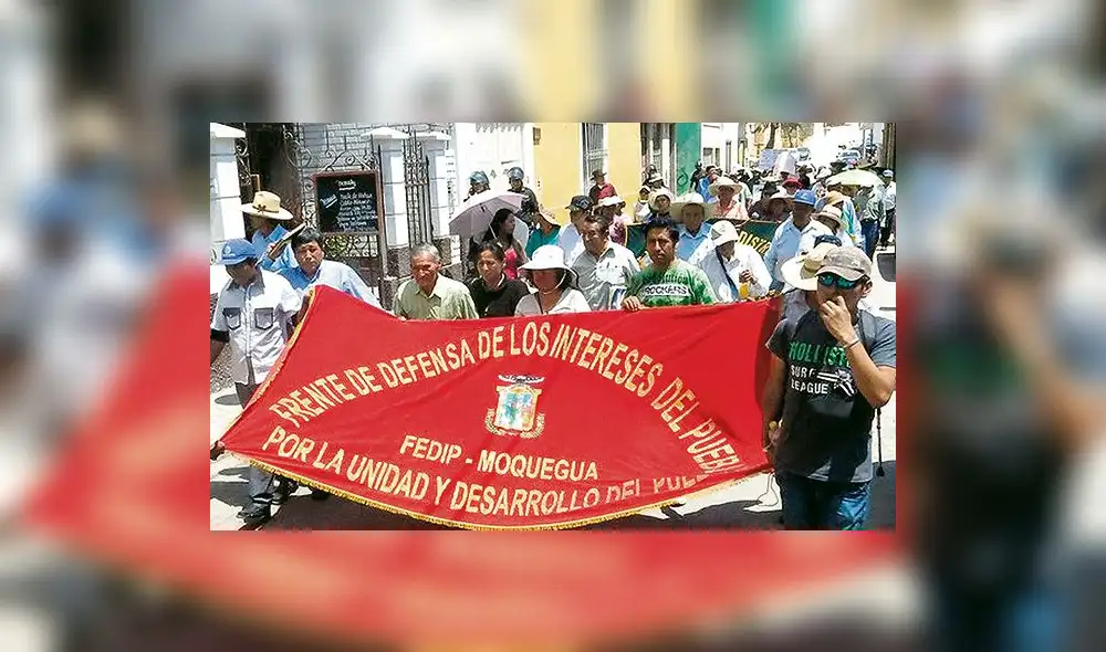 Dirigentes de Moquegua conforman un nuevo comité para defender el agua 