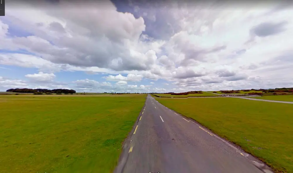 Desliza las imágenes para ver cómo luce actualmente una de las locaciones en las que Mel Gibson filmó la cinta Corazón Valiente. Foto: Captura de Google Maps