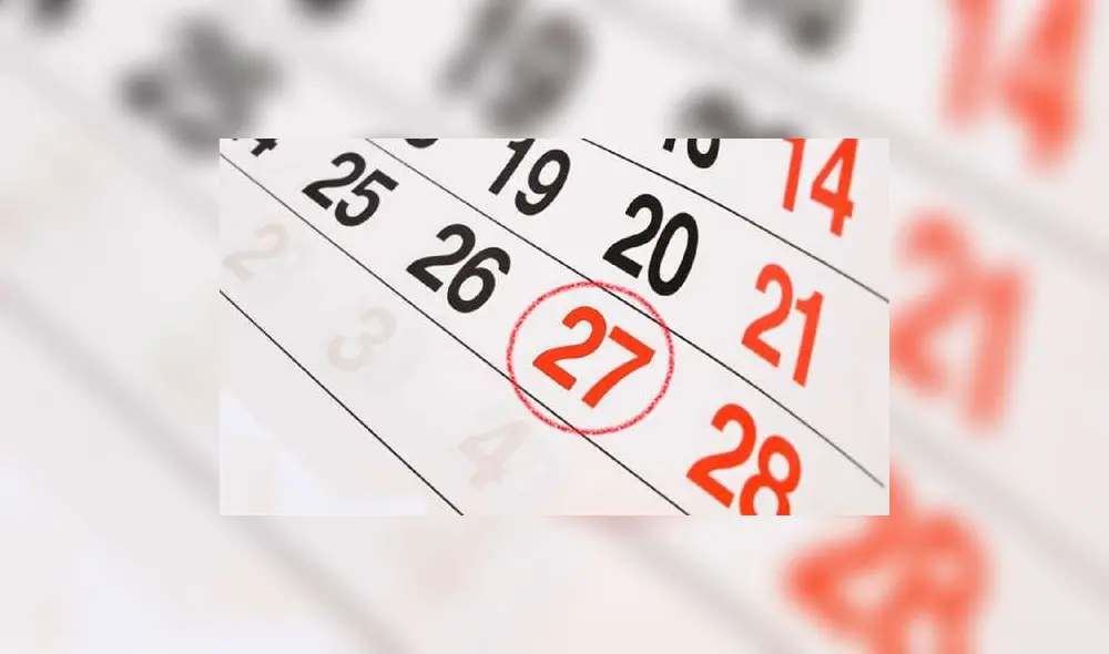 Días no laborables. Días no laborables.