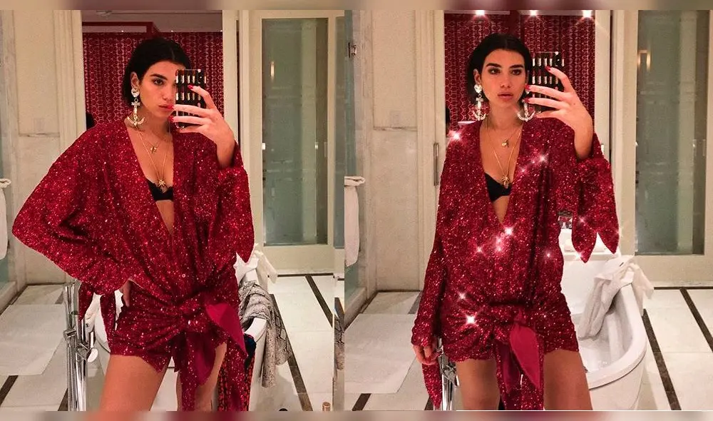 Dua Lipa y su alocada reacción por ganar un gramófono [VIDEOS]