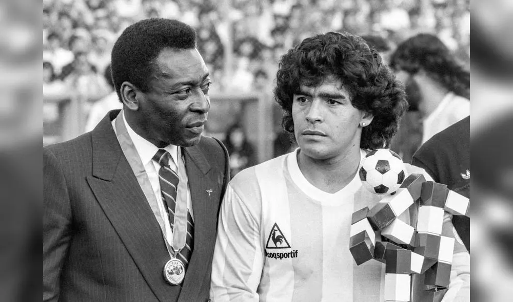 Pelé utilizó sus redes sociales para expresarle, una vez más, el cariño que le tenía a Maradona. Foto: EFE