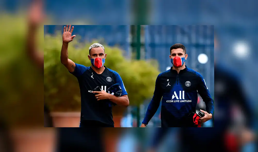 Navas e Icardi se sometieron a pruebas de hisopado luego de sus vacaciones. Foto: AFP