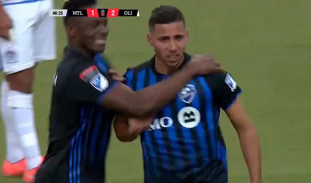 Saphir Taider puso el descuento para Montreal Impact con este golazo. Foto: Fox Sports.