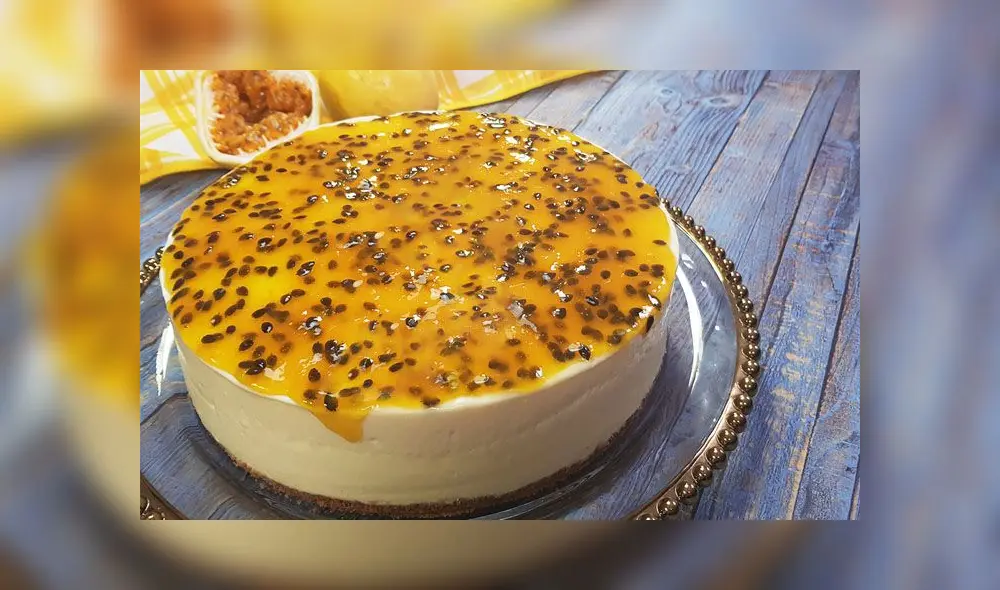 Receta del cheesecake de maracuyá. Buenazo!