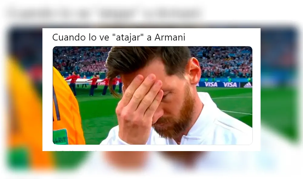 Messi es blanco de divertidos memes tras goleada sufrida por Argentina [FOTOS]