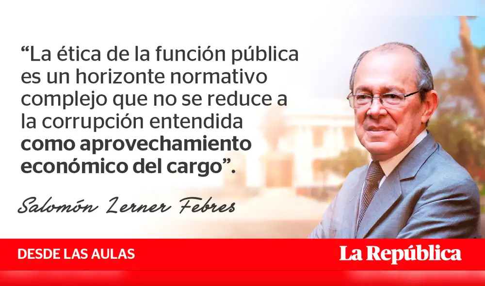 Ética de la función pública