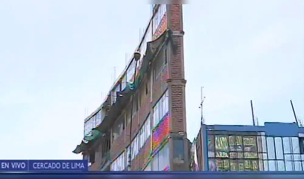 Cercado de Lima: El edificio que debería generar preocupación ante un fuerte sismo [VIDEO]